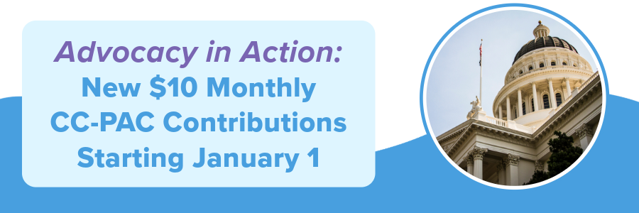 Advocacy in Action: New $10 Monthly CC-PAC Contributions Starting January 1