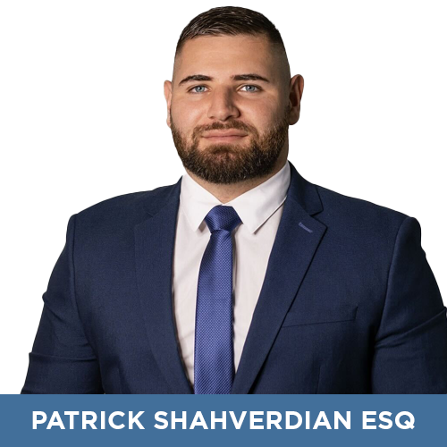 PATRICK SHAHVERDIAN ESQ